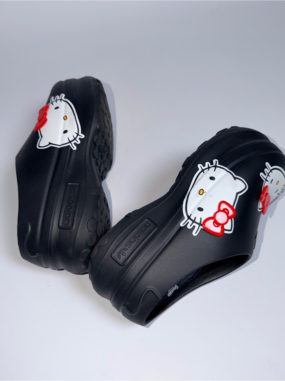 Adidas x Hello Kitty Adifom Stan Smith Mule Black Platform Clogs Women’s 6 - Picture 3 of 9